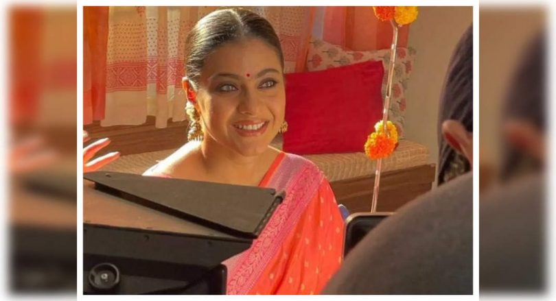 Kajol continues the work, sharing photos of BTS