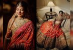 Lehenga Hued Sindoor Bride