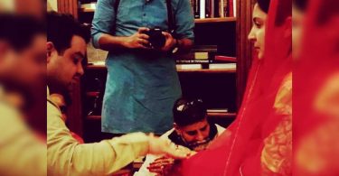 Unknown pic anushka with brother karunesh