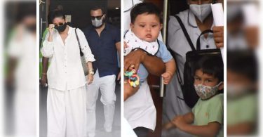 Pics: Taimur and Jehangir Return to Mumbai