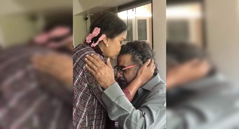 Shabana Azmi Share PIC with Baba Azmi
