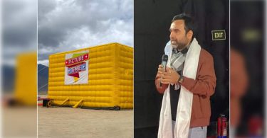 PANKAJ at Moving Cinema Theater 1 Ladakh