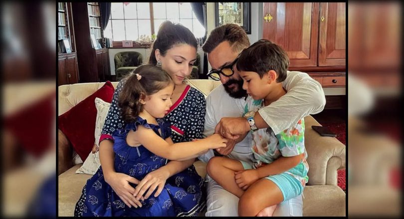 Saif-Taimur celebrates Rakhi with Soha-Inaaya