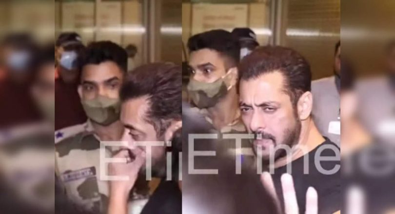 CISF officer in trouble stopping Salman