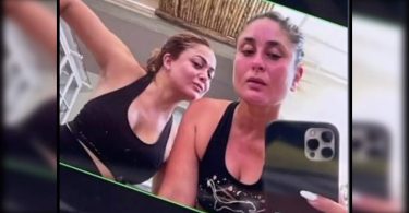 Kareena training session with Amrita Arora