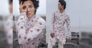 Make a way for a wedding raincoat