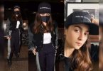 Pics: Alia wears a rk hat at the airport!