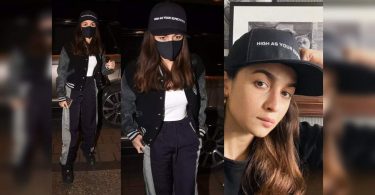 Pics: Alia wears a rk hat at the airport!