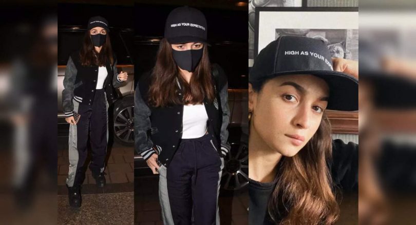 Pics: Alia wears a rk hat at the airport!
