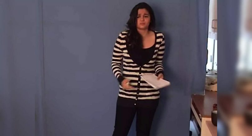 When Alia read the line from Ranbir waking up Sid