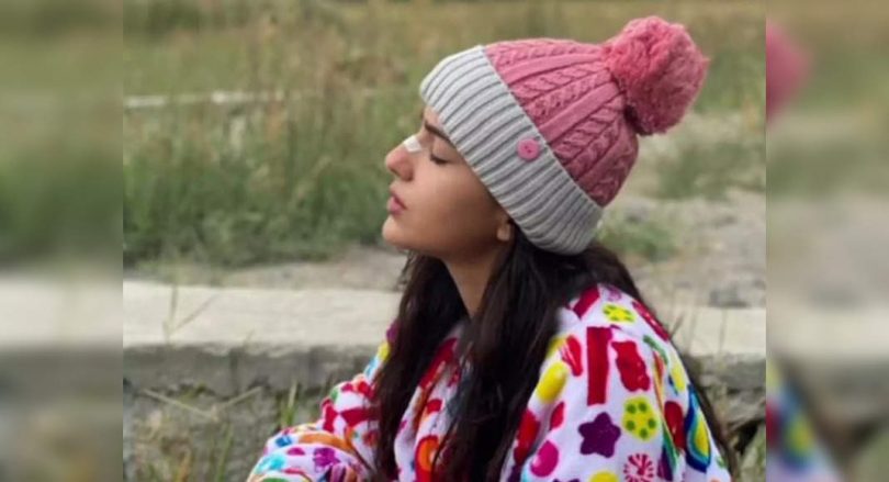Sara shared photos from her ladakh holiday