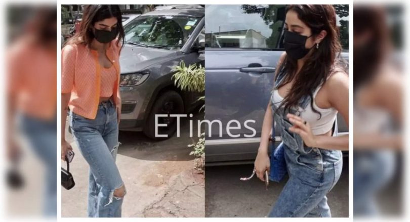 Janhvi-Khushi stepped out for lunch date