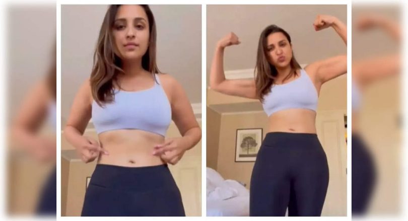 Parineeti Chopra showed off his stomach