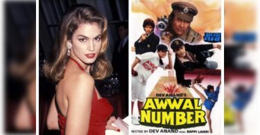 When Cindy Crawford & Dev Anand did a film