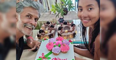 The wife of Milind Soman Ankita Konwar is 30 years old