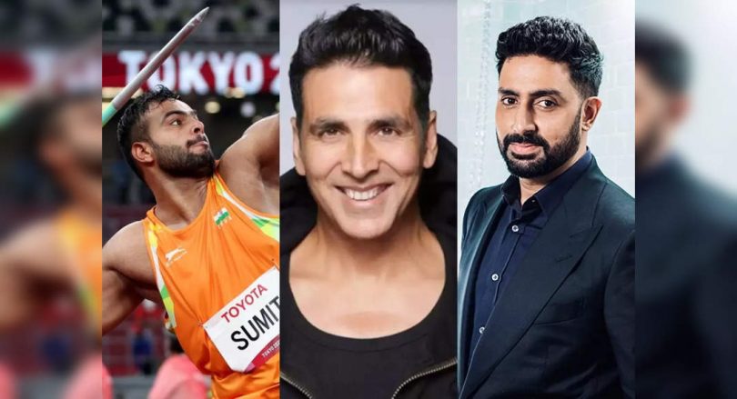 Celebs are an antil sumit laud to win gold