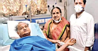 Raj CM underwent angioplasty at SMS Hospital