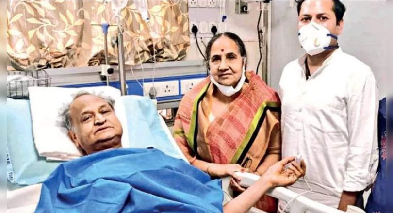 Raj CM underwent angioplasty at SMS Hospital