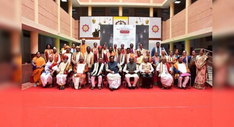 Kalidas Sanskrit Sadhana award was given to 48 scholars at KKSU