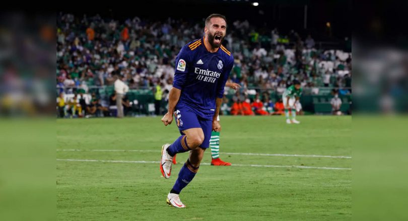 Dani Carvajal Volley provides a real season of Madrid both seasons