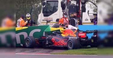 Sergio Perez from the Belgian Grand Prix before starting
