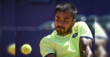 Nagal withdrew from the Davis Cup tie, Myneni replaced it in the Indian squad
