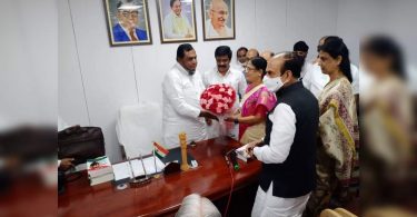 Surabhi Vani Devi took an oath as MLC