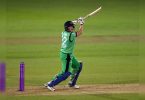 Star Kevin O'Brien as the Irish level of the Zimbabwe T20i series