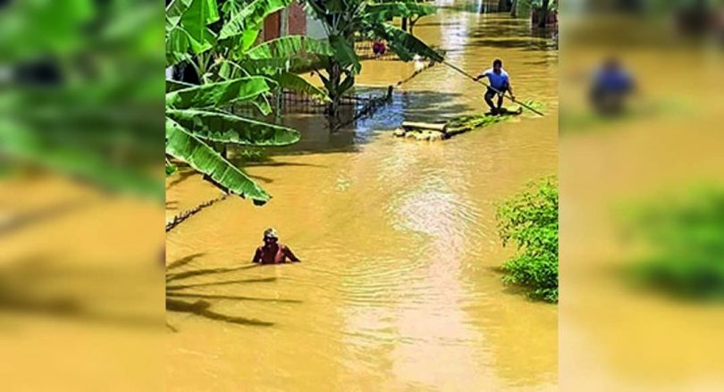 More than 2 Lakh people were hit by floods in District 15 Assam