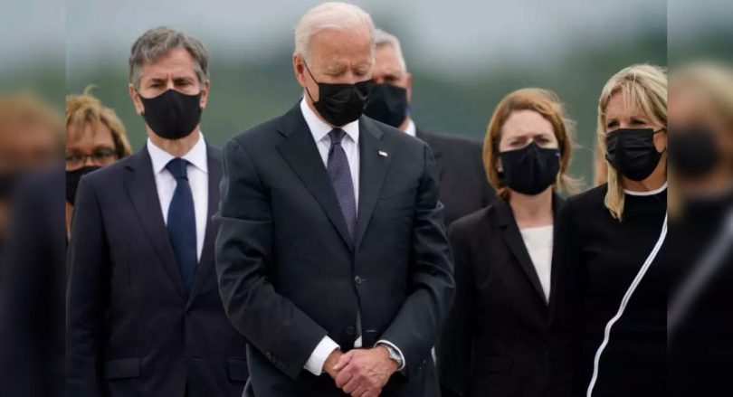 Biden paid respect to US forces killed in Afghanistan