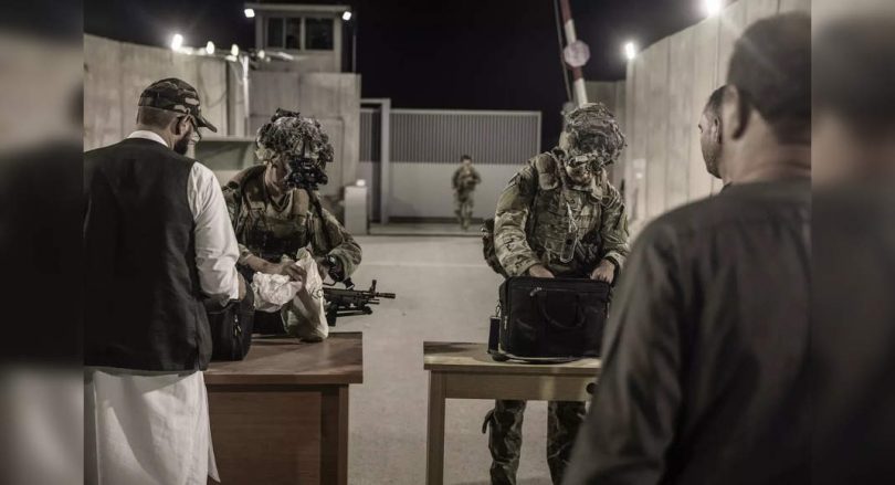 Flew rocket in Kabul when our evacuation ends