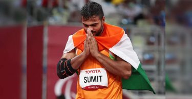 Javelin Thrower Sumit Second Indian Gold Clinches in Paralympics