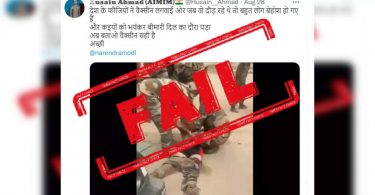 Video Jawan India collapsed incorrectly associated with covid vaccine