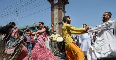 The Janmashtami procession was taken in Srinagar after two years