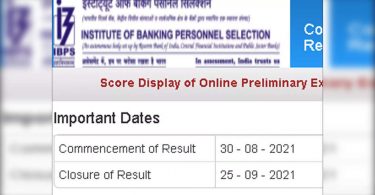IBPS RRB PO Prelims Scorecard 2021 was released at IBPS.IN; Download here