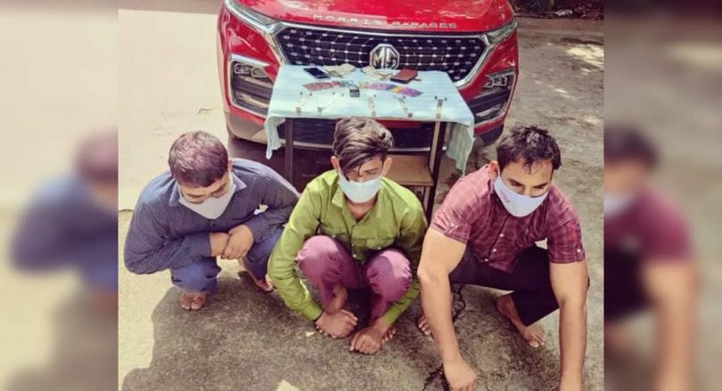 Police Bhubaneswar arrested three of Haryana for theft of cash from ATMs