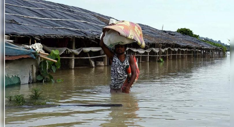 The situation of Assam's flood deteriorated, two dead people, 3.63 lakh people affected