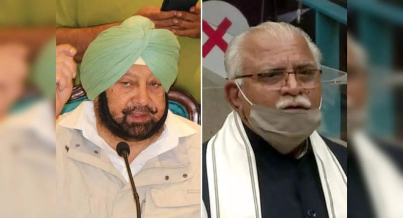 Farmers' protest: Khattar, Capt Exchange Words