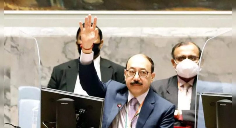 India reiterated the 2-state solution on the Palestinian problem