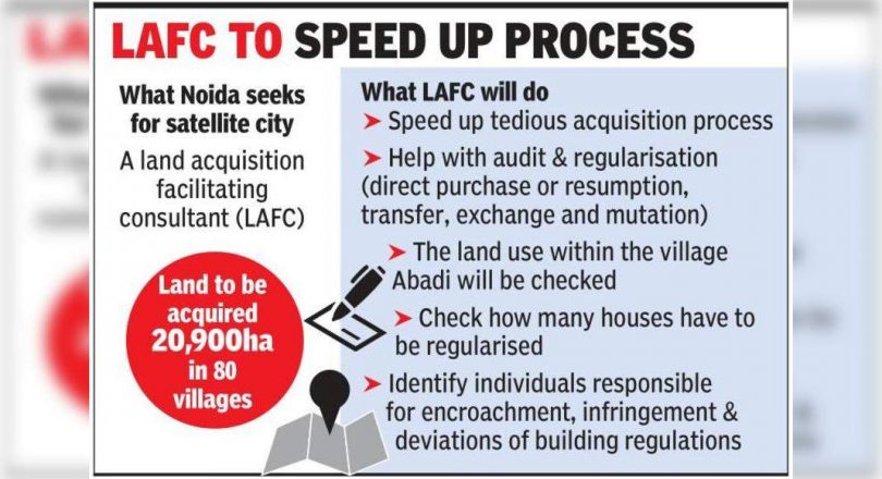 Consultants will help noida with land acquisition