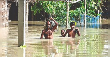 Two died because the flood flooded 21 Assam Regency, more than 3 lakh were affected