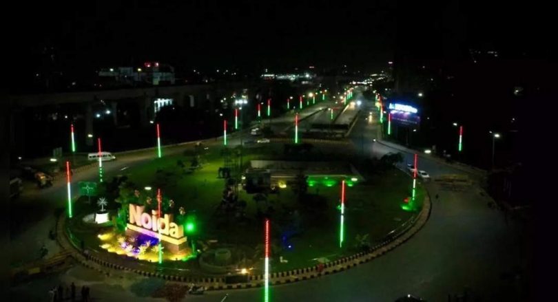 Noida installed more than 1 Lakh LED lights, more dark spots for illuminating