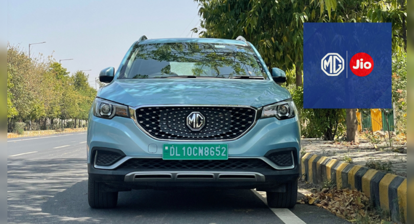 Mg motor partner with Jio for connectivity in the car