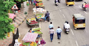 Hyderabad path has more cars & toilets