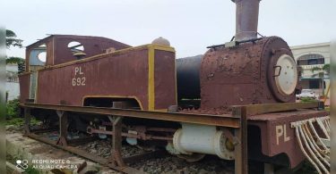 Odisha: The inheritance train engine installed in the castle needs attention