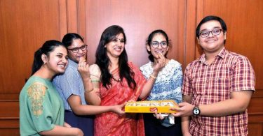 Navya, Shweta, Tavishi Top In City with 99.8%