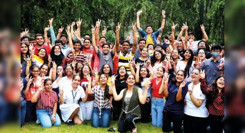 Students who are happy with the results of class X CBSE