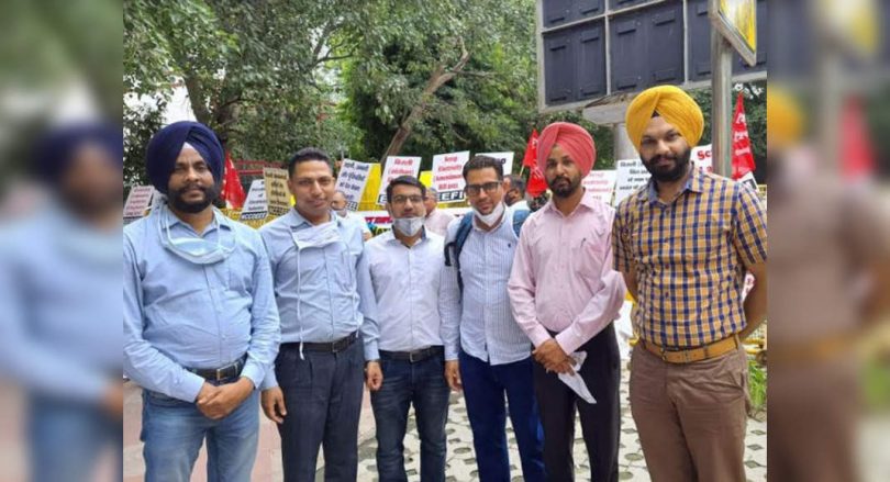 PSPCL engineers joined the northern state for protests at the management of the electricity bill 2021