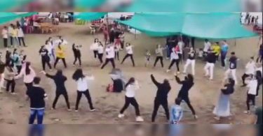 One was arrested for managing 'Garba' on Dumas Beach