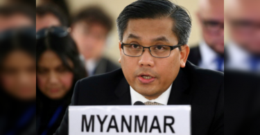 The UN Myanmar envoy said personal security stepped in the middle of the threat